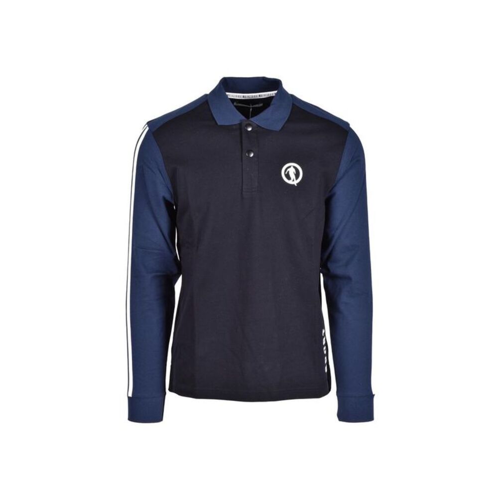 Bikkembergs Blue Cotton Polo Men's Shirt